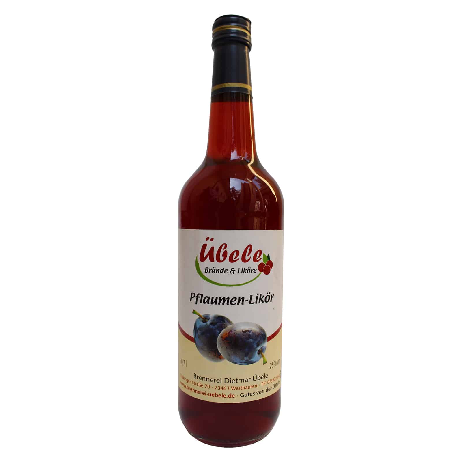 Schlehenlikör mit Rum » Kelterei und Edelbrennerei Obele