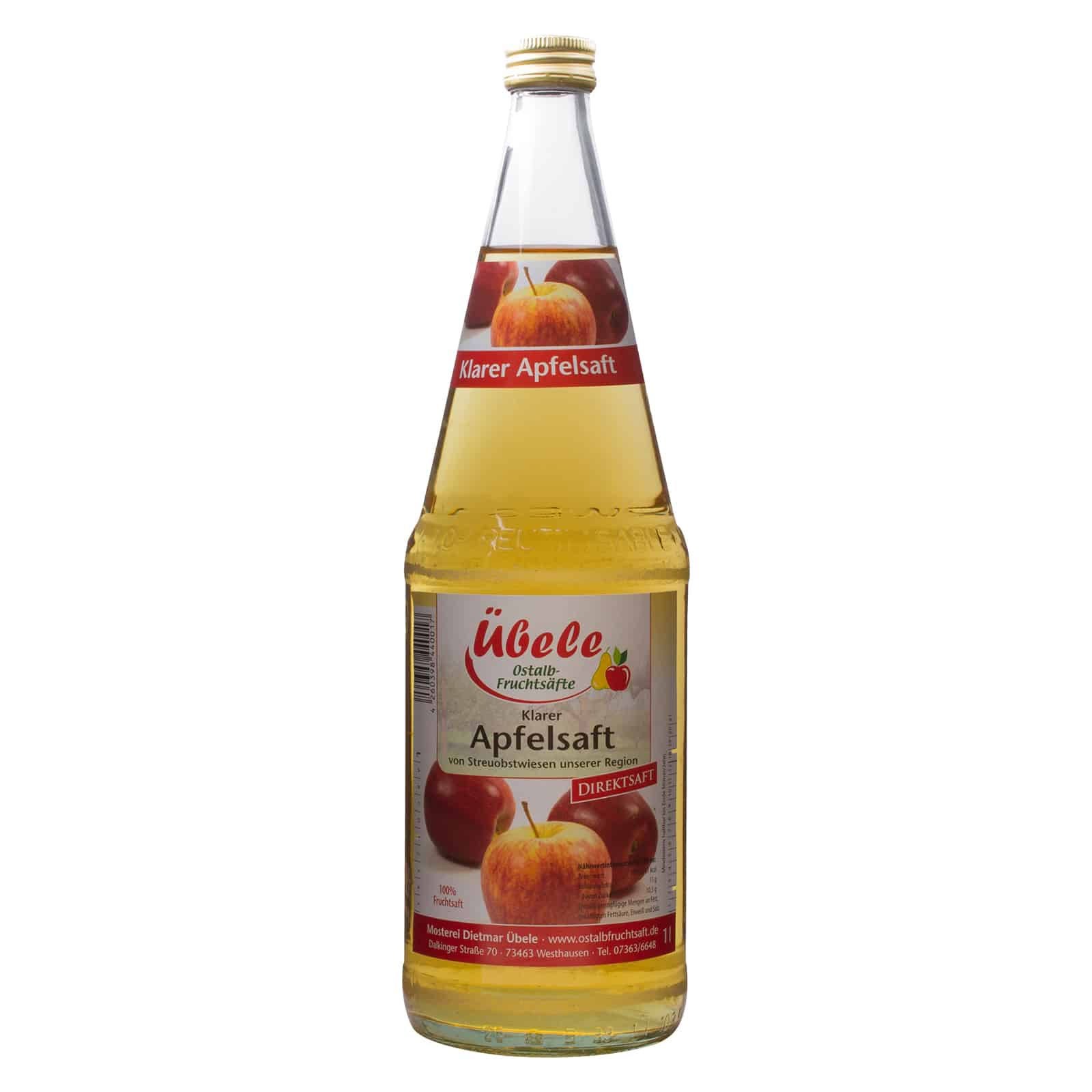 Klarer Apfelsaft » Kelterei und Edelbrennerei Obele